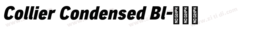 Collier Condensed Bl字体转换